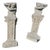 Hand-Carved Stone Sculptures, Early 20th Century, Set of 2 For Sale