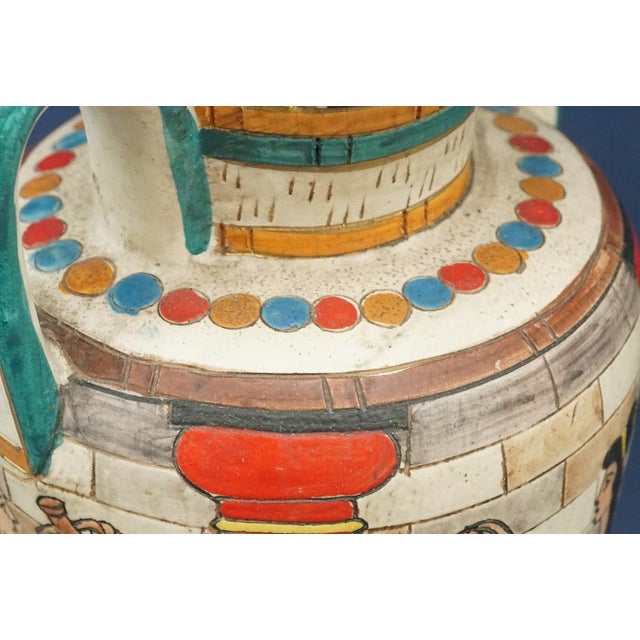 Vintage Ceramic Vase by Cima C.I.M.A. Deruta, 1930s For Sale - Image 10 of 18