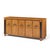 Mid-Century Modern American of Martinsville Mid Century Walnut, Burlwood and Brass Credenza For Sale - Image 3 of 11