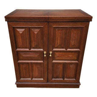 Extendable Dry Bar Rollilng Cabinet For Sale