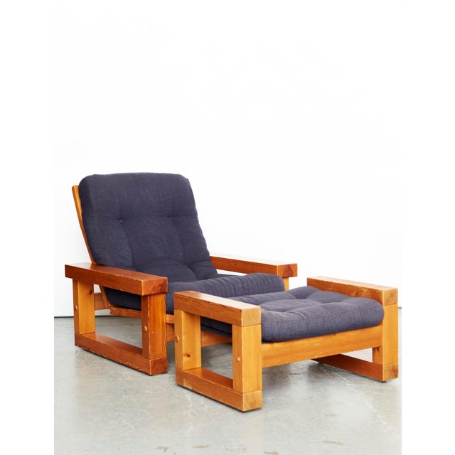 Set of Patron Lounge Chair and Ottoman by Christer Lundén for Broby Nya Möbler AB, 1974, Set of 2 For Sale - Image 18 of 18