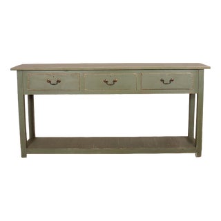 English Pine Dresser Base For Sale