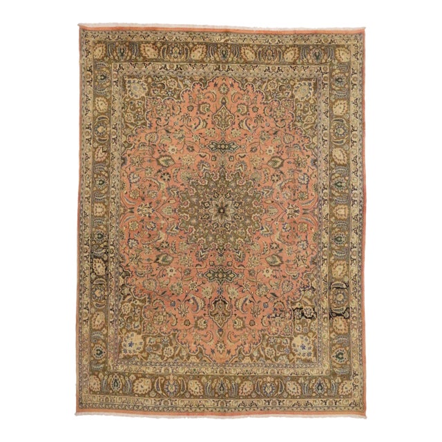 Vintage Persian Khorassan Rug - 09'09 x 13'01 For Sale