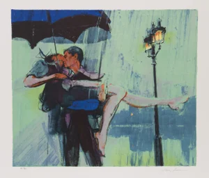 Jim Jonson, the Catch, Lithograph