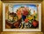 "Afternoon Serenade" framed Original Acrylic on Canvas by Maya Eventov Hand Signed by the Artist museum mounted, matted...