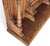 Antique Victorian Revival Quartered Oak Stick & Ball Hanging Shelf, 1890 For Sale - Image 11 of 11
