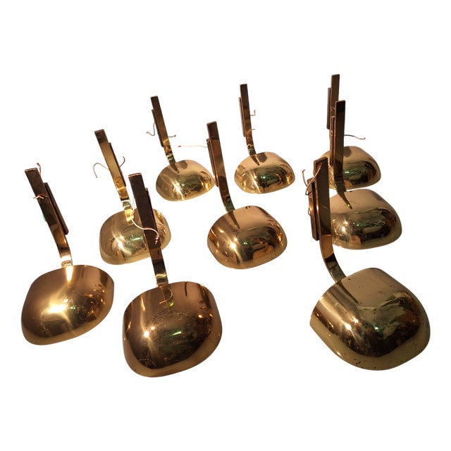 Large Wall Light in Brass and Bronze from Lumi Milan, 1960s For Sale