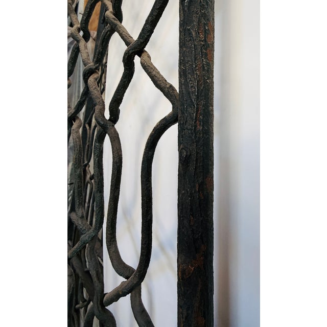 Antique French Wrought Iron Gate For Sale - Image 13 of 16