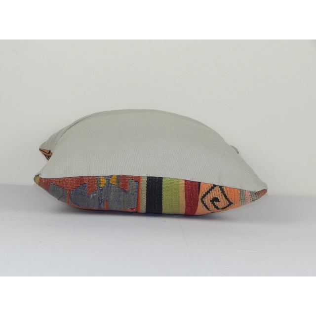 1990s Turkish Kilim Cushion Cover For Sale - Image 5 of 5