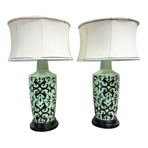 Large Table Lamps by Shine by s.h.o - Pair