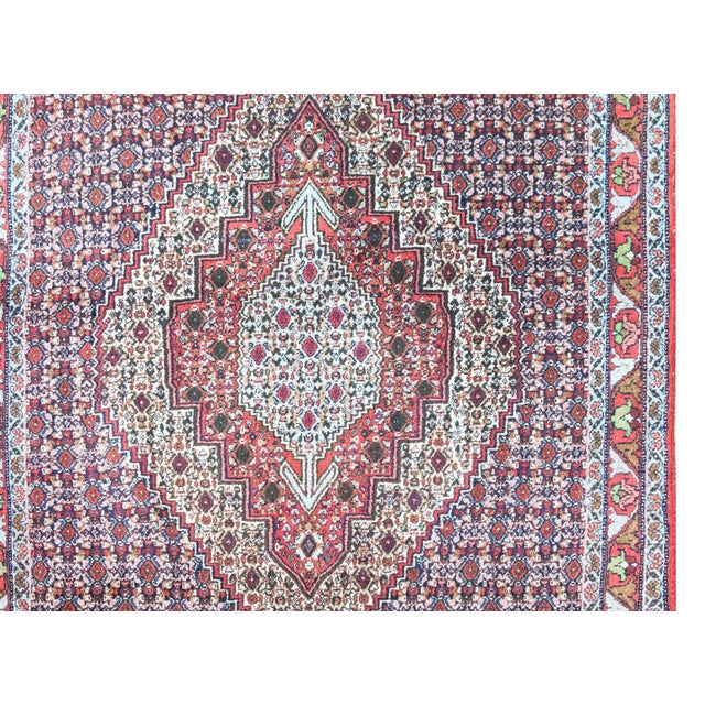 Salmon Vintage Persian Bidjar Rug For Sale - Image 8 of 15
