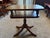 Vintage Two Tier Pedestal Side Table Colonial Revival Modern For Sale - Image 4 of 4