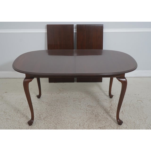 Age: Approx: 30 Years Old Details: Solid Cherry Queen Anne Legs And Pad Feet Quality Construction Leaves Are Slightly...