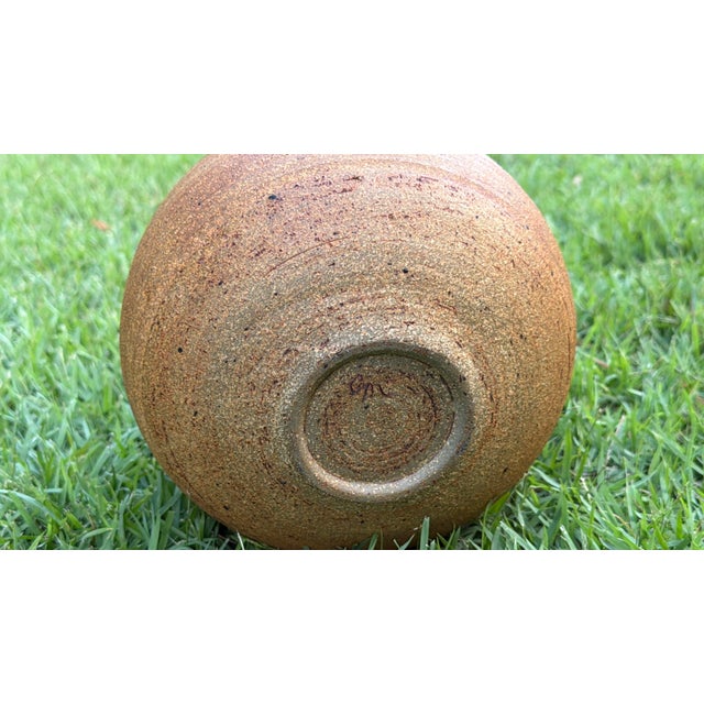 Organic Mixed Media Studio Pottery Decor Sculpture With Faux Fiddlehead Ferns For Sale - Image 11 of 12