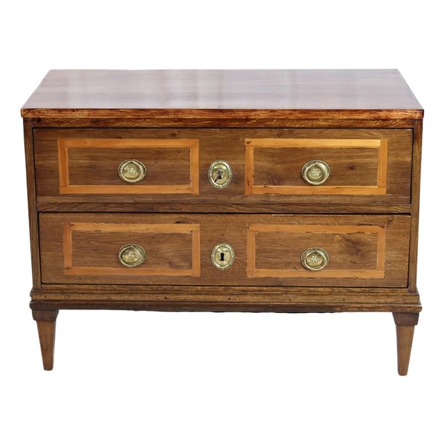 Louis XVI Oak Two Drawer Commode For Sale