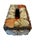 Vintage handmade tissue box cover constructed over a wood base and decorated with an assortment of natural seashells,...