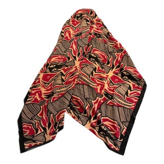 Korhogo Cloth Design Fabric Coverlet / Bedspread For Sale