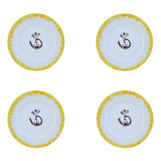 P15 Dinner Plates by Lithian Ricci, Set of 4 For Sale