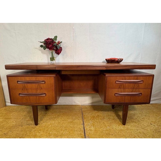 Vintage Teak Desk by Victor Wilkins for G-Plan, 1960, in Restored conditions. Designed 1960 to 1969 This piece has an...