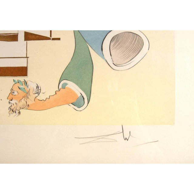 Surrealism Salvador Dalí­ Le Cracking Du Petrole 1975 Reproduction Print For Sale - Image 3 of 4