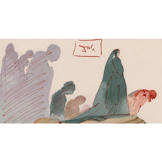 Salvador Dali, The Barraters, 1964, Original Woodcut For Sale - Image 3 of 9