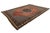 Antique Bidjar Style Wool Rug in Terracotta & Indigo, Hand-Knotted Medallion For Sale - Image 12 of 12