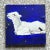 Pop Art Vintage Boho Original Lamb Painting on Board For Sale - Image 3 of 7