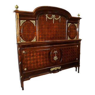 French Louis XVI Style Full/Queen Sized Bed For Sale