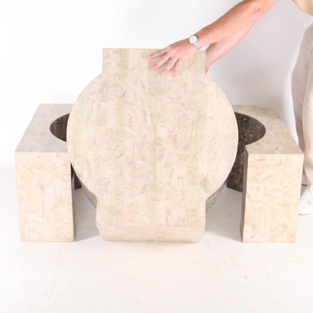 Faux Marble Coffee Table, 1970s For Sale - Image 15 of 17