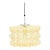 Large Mid-Century Modern Amber Bubble Glass Pendant Light by Helena Tynell for Limburg, Germany, 1960s/1970s For Sale