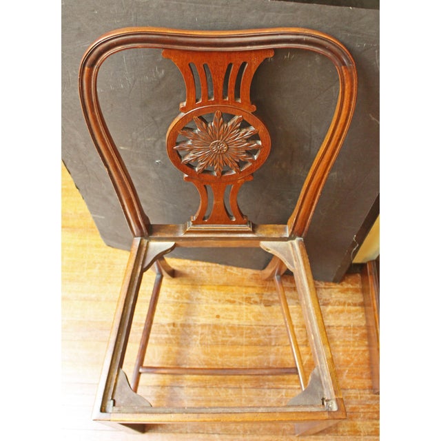 Circa 1900 Georgian Revival Style Side Chair For Sale - Image 4 of 8
