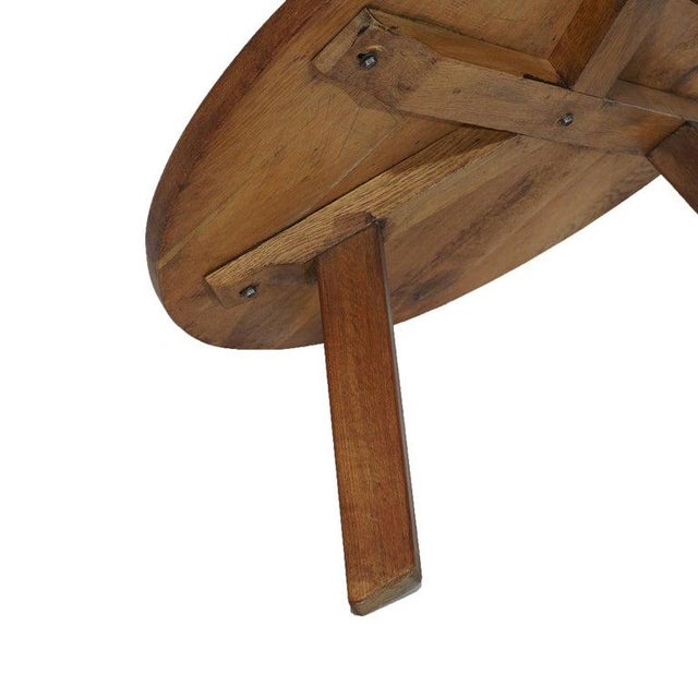 Wood Arts & Crafts Mission Style Oak Low Table 20thC For Sale - Image 7 of 11