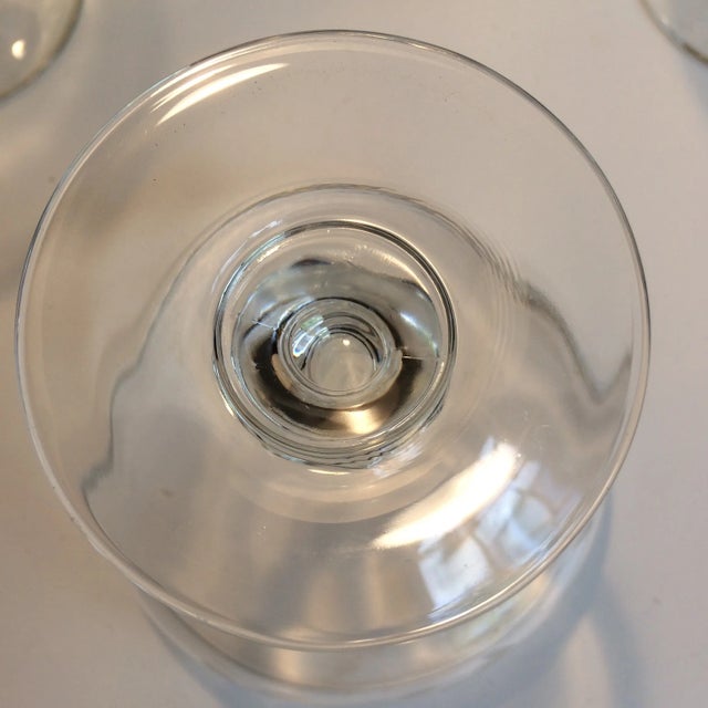 Poppy Etched Crystal Compotes - Set of 8 For Sale - Image 9 of 13