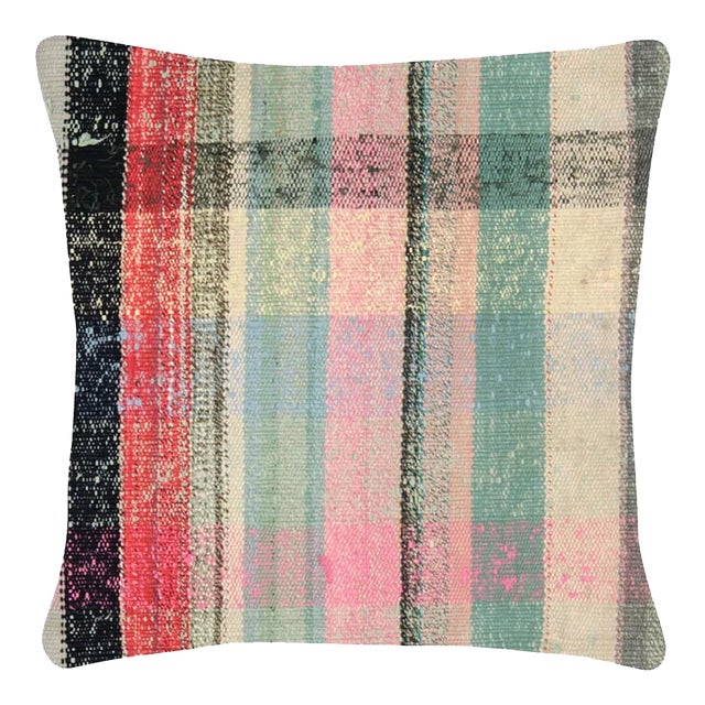 1960s Turkish Rag Pillow For Sale