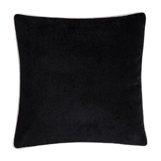 Happy Frame Soft Velvet Cushion with Contrasting Color & Black and White Frame by Lorenza Briola for Lo Decor For Sale