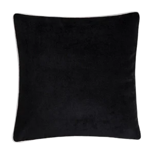 Happy Frame Soft Velvet Cushion with Contrasting Color & Black and White Frame by Lorenza Briola for Lo Decor