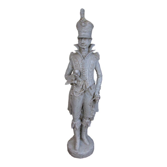Large Mid Century Italian Ceramic Grenadier Sculpture For Sale