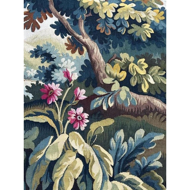 Mid-Century Modern French Handwoven Aubusson Tapestry, 1940s For Sale - Image 9 of 18