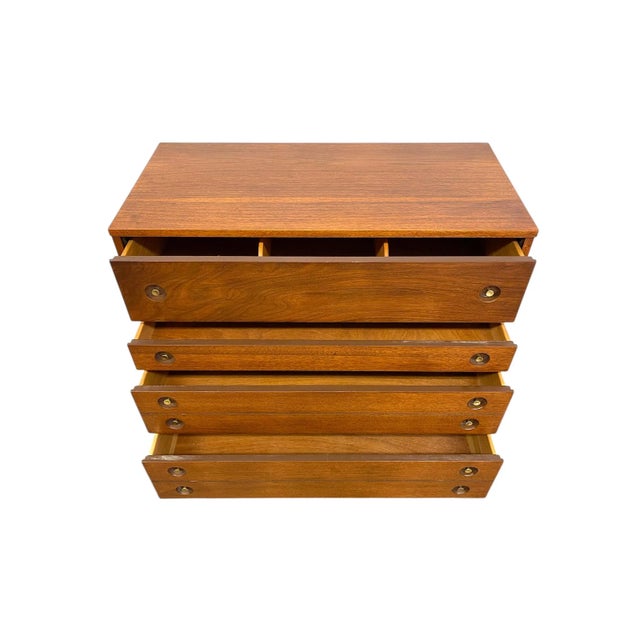 Vintage Mid-Century Modern 4-Drawer Dresser With Dovetailed Drawers For Sale - Image 11 of 12