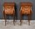 Mid-20th Century Louis XV Marquetry Bedside Tables, Set of 2 For Sale - Image 6 of 18