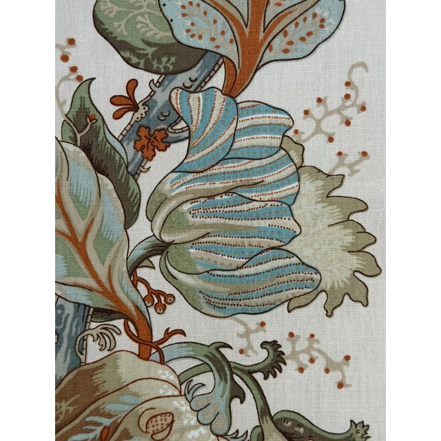 2020s Brunschwig & Fils La Portugaise Cot/Lin PRT Brown Stripe Fabric 3 1/2 Yards For Sale - Image 5 of 8