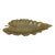 Z Gallerie Gold-Tone Metal Leaf Tray For Sale