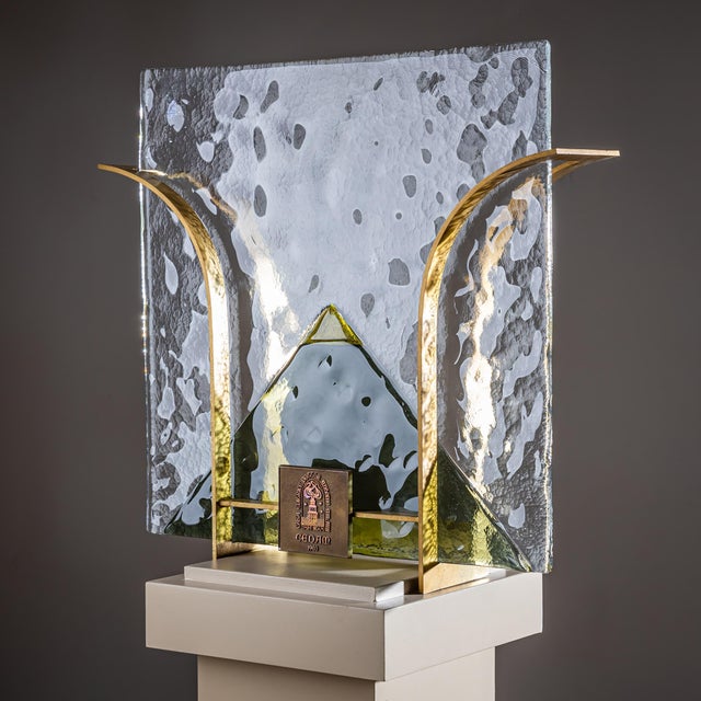 20th Century Set of Four Murano Wall Lights by Leucos, Italy - Set of 4 For Sale - Image 9 of 14