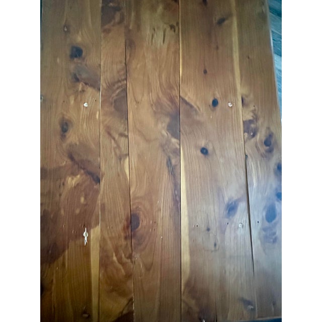 Antique Early 20th Century Rustic Farmhouse or Cabin Cedar Blanket Chest For Sale - Image 11 of 12