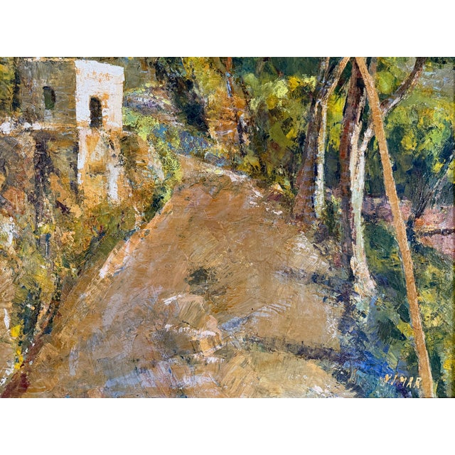Vintage European Oil Landscape Painting For Sale - Image 4 of 15