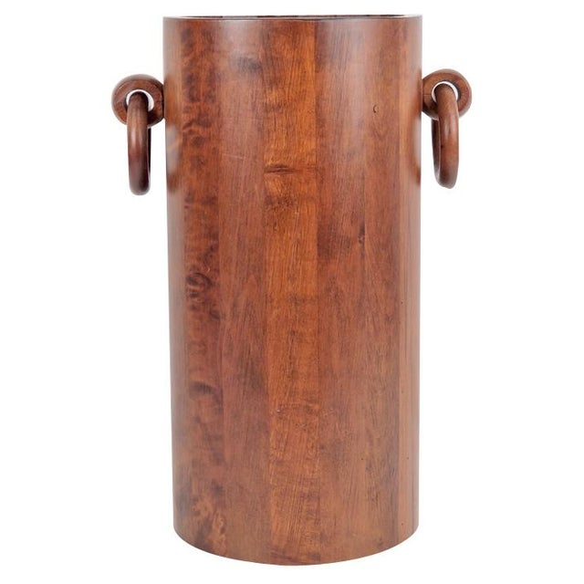 Vintage Wooden Cylinder Umbrella Stand, 1960s For Sale - Image 11 of 11