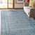 3x5 Jasmine Alluring Gray Solid Open Modern Handmade Wool Carpet Rug For Sale - Image 9 of 9