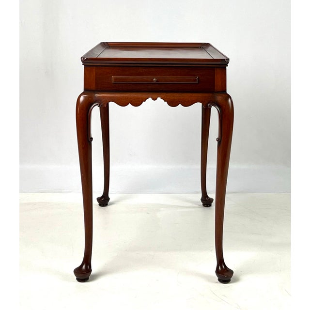 Mid 20th Century Mid 20th Century Kittinger Colonial Williamsburg Tea Table - Early Mark For Sale - Image 5 of 12