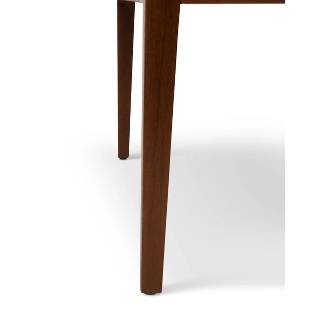 Tommi Parzinger Charak Modern Patchwork Mahogany Tables Mid Century 1950s a Pair For Sale - Image 11 of 13