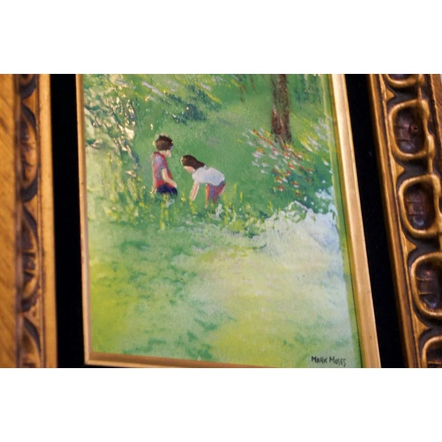 1960s 1960s Enamel on Copper Painting by Mark Moses For Sale - Image 5 of 9